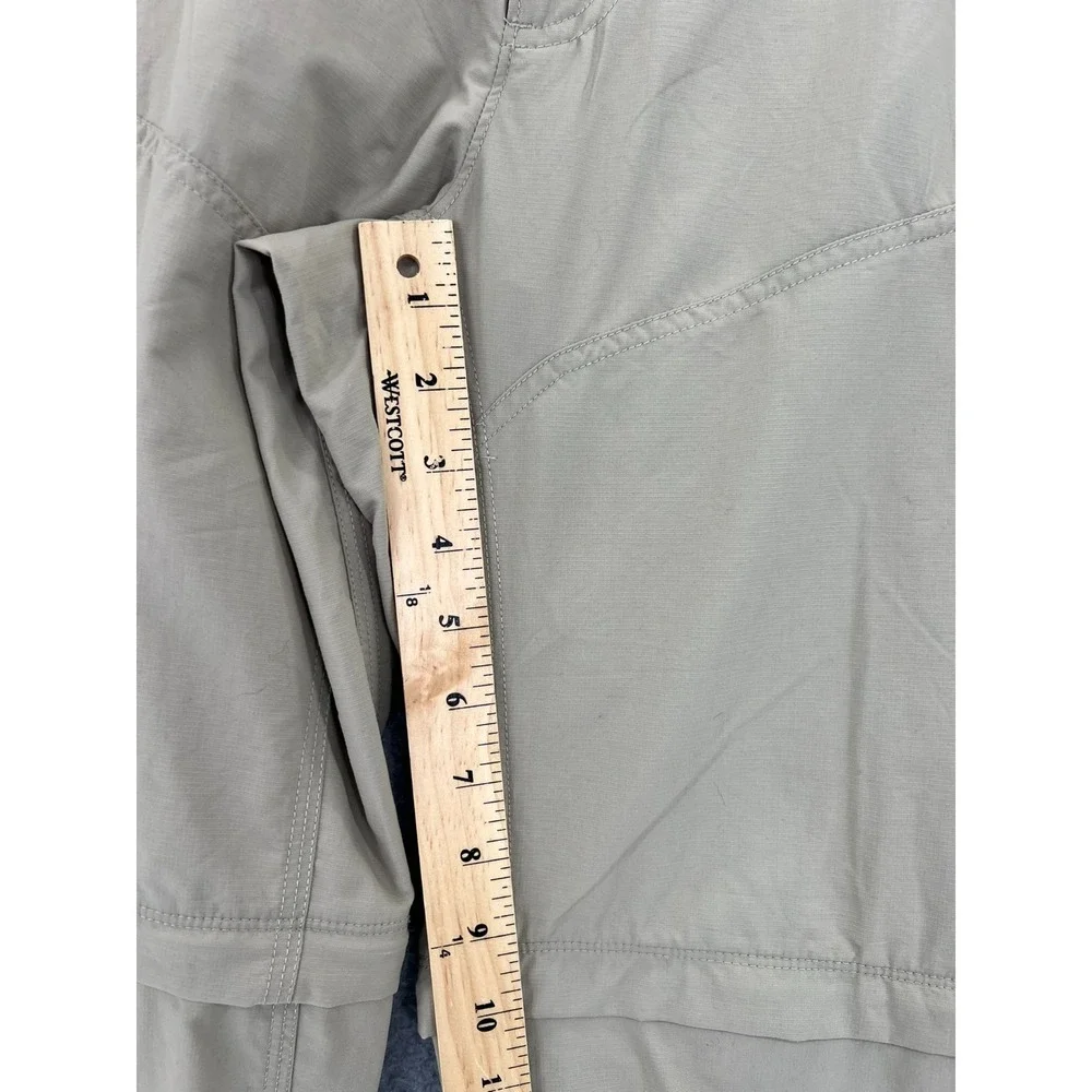 THE NORTH FACE Cargo Convertible Pants Mens 38x32 Tan‎ Soft Nylon Hiking Outdoor